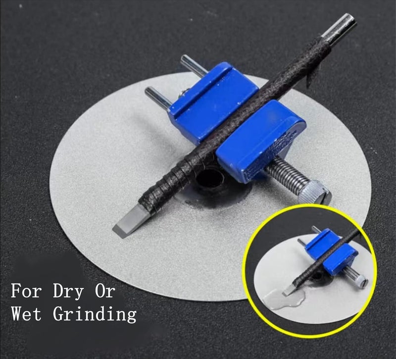 ENLAYER Diamond Polishing Disc Set 6 PCS, 6Inch Diamond Flat Lap 80/400/600/800/1500/3000 Grit Wheel Lapping Grinding Disc Tool for Cutting or Sanding Stone and Glass (6) - Image 3